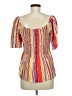 Bobeau Yellow Short Sleeve Blouse Size M - photo 2