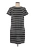 Ann Taylor Stripes Gray Casual Dress Size M - photo 1