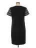 Ann Taylor Stripes Gray Casual Dress Size M - photo 2