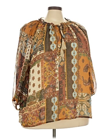 Chelsea & Theodore 3/4 Sleeve Blouse (view 1)