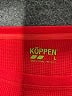 KOPPEN 100% Polyester Ombre Red Long Sleeve T-Shirt Size L - photo 7