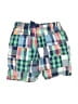 Gymboree 100% Cotton Plaid Blue Board Shorts Size 4 - photo 1