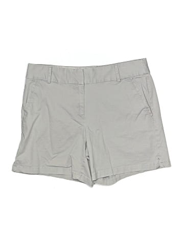 Ann Taylor LOFT Khaki Shorts (view 1)