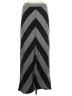 Max Studio Chevron-herringbone Gray Formal Skirt Size M - photo 1