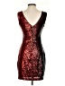 Guess 100% Polyester Metallic Black Cocktail Dress Size S - photo 2