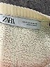 Zara Metallic Silver Short Sleeve Top Size M - photo 7