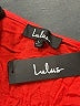 Lulus 100% Rayon Red Cocktail Dress Size L - photo 7
