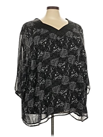 Maggie Barnes 3/4 Sleeve Blouse (view 1)