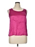 Talbots 100% Silk Pink Sleeveless Silk Top Size 14 Petite - photo 1