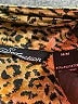 Seductions Animal Print Gold 3/4 Sleeve Blouse Size M - photo 7