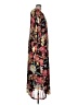 IMAN Floral Black Casual Dress Size L - photo 4