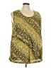 Catherines Green Sleeveless Blouse Size 3X - photo 1