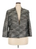 Kasper Metallic Gray Blazer Size 18 - photo 1