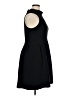 Ganni Solid Black Cocktail Dress Size XL - photo 4