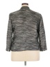 Kasper Metallic Gray Blazer Size 18 - photo 2