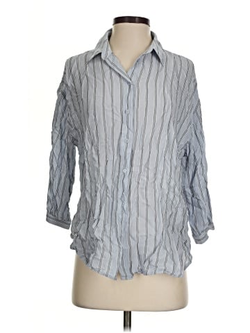 Express 3/4 Sleeve Button-Down Shirt (view 1)