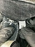 7 For All Mankind Chevron-herringbone Gray Jeans Size 26 waist - photo 5