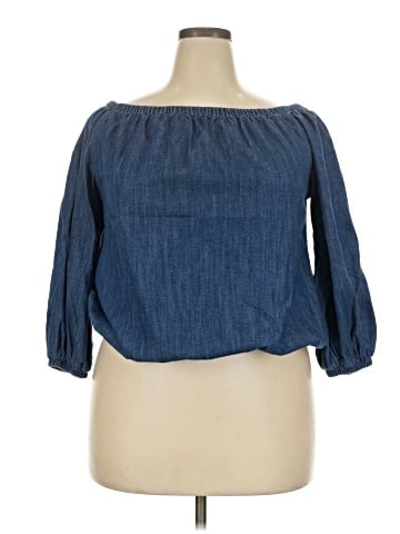 Universal Thread 3/4 Sleeve Blouse (view 1)