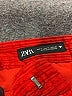 Zara Chevron-herringbone Red Casual Pants Size S - photo 7