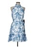 Halogen 100% Polyester Blue Cocktail Dress Size L - photo 1