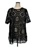 Catherines Black 3/4 Sleeve Top Size 1X - photo 1