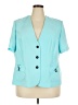 DressBarn 100% Polyester Teal Blazer Size 20 - photo 1