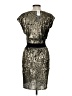 Aryn K. 100% Tencel Metallic Silver Cocktail Dress Size S - photo 2