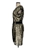 Aryn K. 100% Tencel Metallic Silver Cocktail Dress Size S - photo 5