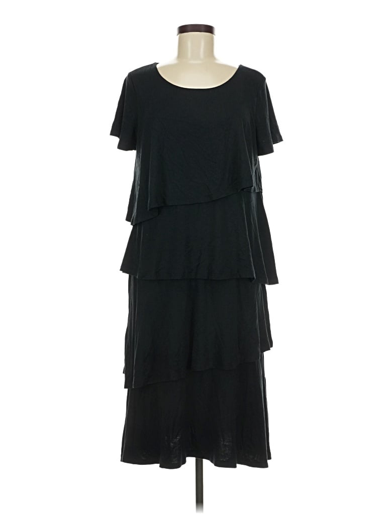 Pre-owned Coldwater Creek Casual Dress In Black