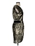 Aryn K. 100% Tencel Metallic Silver Cocktail Dress Size S - photo 4