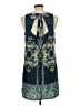 B. Darlin Paisley Blue Casual Dress Size 13 - 14 - photo 2
