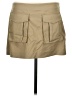 MNG Solid Tan Casual Skirt Size 8 - photo 1