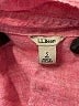 L.L.Bean 100% Linen Tweed Pink Long Sleeve Button-Down Shirt Size S - photo 7