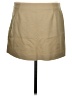 MNG Solid Tan Casual Skirt Size 8 - photo 2