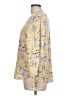Pleione 100% Polyester Yellow Long Sleeve Blouse Size L - photo 5