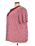 Catherines Red Short Sleeve Blouse Size 3X - photo 5