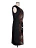 Connected Apparel Graphic Black Cocktail Dress Size 10 - photo 4