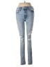 Aeropostale Hearts Blue Jeans Size 2 - photo 1