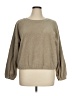 Ann Taylor LOFT 100% Polyester Solid Tan Pullover Sweater Size XL - photo 1