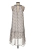 Paper Crane Paisley Gray Casual Dress Size S - photo 2