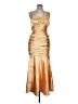 Cindy Metallic Gold Cocktail Dress Size L (estimated) - photo 1