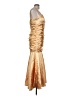 Cindy Metallic Gold Cocktail Dress Size L (estimated) - photo 4