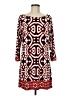 Laundry by Design Print Red Casual Dress Size 8 - photo 1