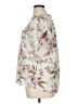 Flower & Feather Floral Ivory Short Sleeve Blouse Size 1XL - photo 5