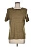 misook Tweed Brown Short Sleeve T-Shirt Size M - photo 1