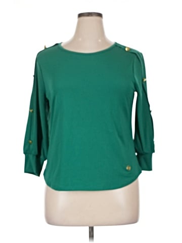 Adrienne Vittadini 3/4 Sleeve Top (view 1)