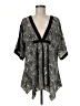 Rachel Zoe Black Short Sleeve Blouse Size M - photo 1
