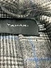 Tahari Plaid Gray Wool Coat Size XS - photo 6