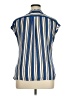 Roz & Ali 100% Polyester Stripes Blue Sleeveless Blouse Size XL - photo 2