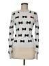 French Connection Argyle White Pullover Sweater Size M - photo 1